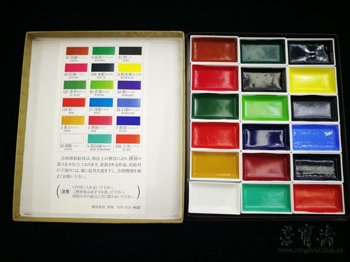 吉祥國畫18色