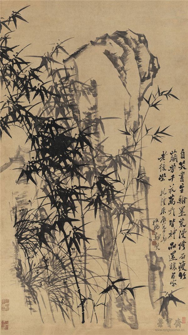 鄭板橋  竹石圖