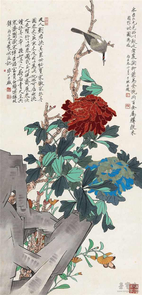 于非闇? 牡丹富貴圖