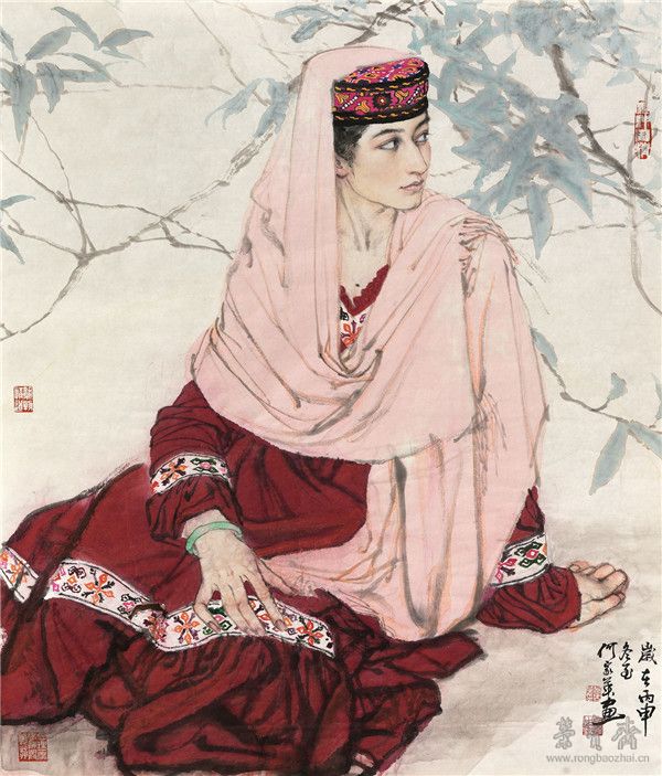 何家英? 塔吉克少女
